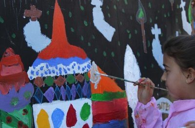 Las obras de cuatro prometedores artistas se exponen en la calle